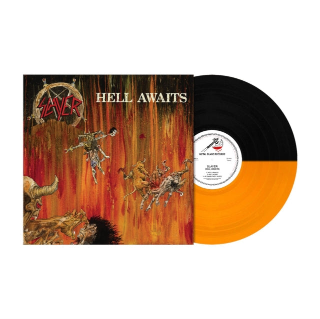 Hell Awaits (Transparent Orange & Black Split LP Vinyl)