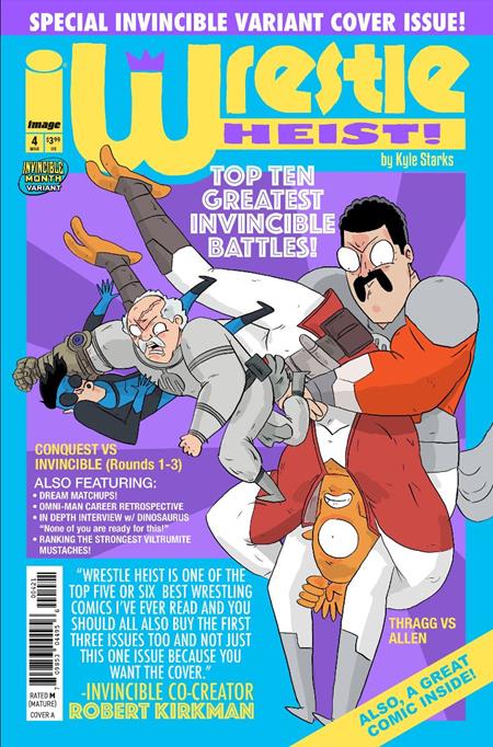 Wrestle Heist #4 B (Of 5) Kyle Starks Invincible Team-Up (03/18/2026) Image
