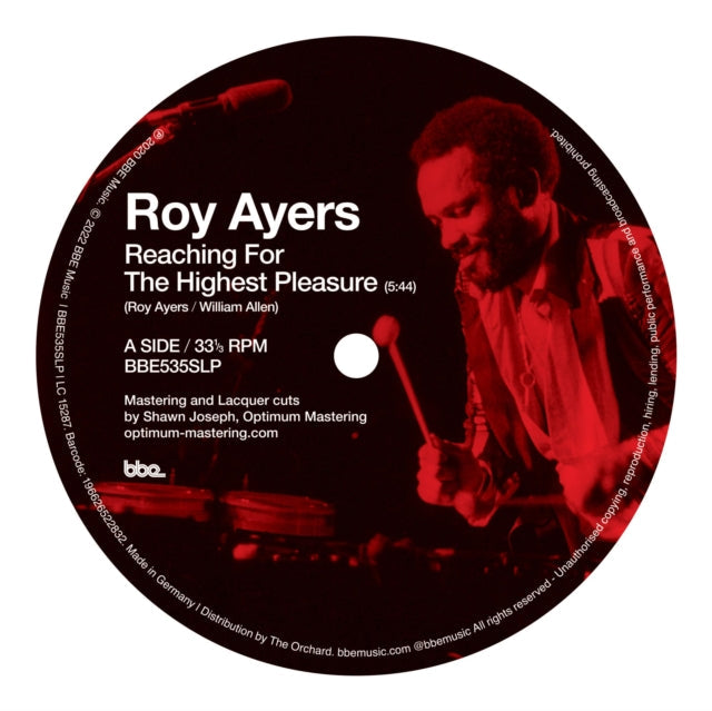 Roy Ayers - Reaching The Highest Pleasure / I Am Your Mind Part 2 (Pepe Bradock Remix) - 10 Inch Vinyl