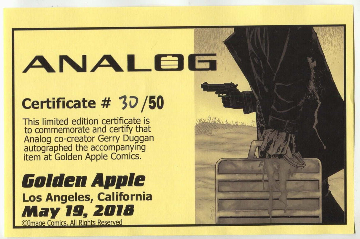 Analog 2 B Image Phil Noto Variant Signed Gerry Duggan