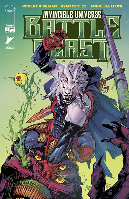 Invincible Universe Battle Beast #1 7th Print Michele Rubini Variant (05/20/2026) Image