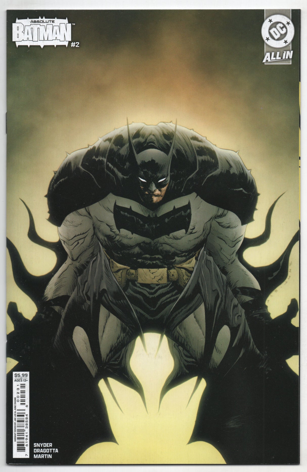 Absolute Batman #2 C DC 2024 NM Jae Lee Variant