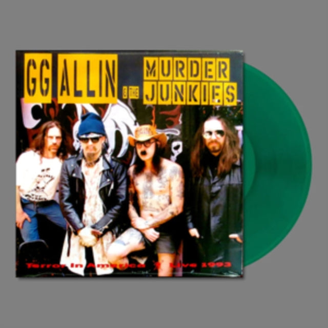Gg & The Murder Junkies Allin - Terror In America (Clear Green LP Vinyl)