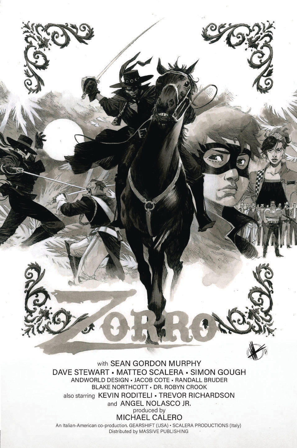 Zorro Man Of The Dead #1 (Of 4) F 1:10 Matteo Scalera Variant (01/10/2024) Massive