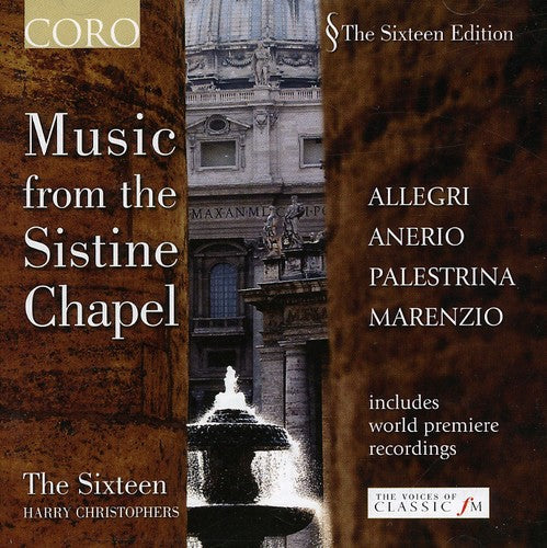 Allegri / Anerio / Sixteen / Christophers - Music From Sistine Chapel - Music CD