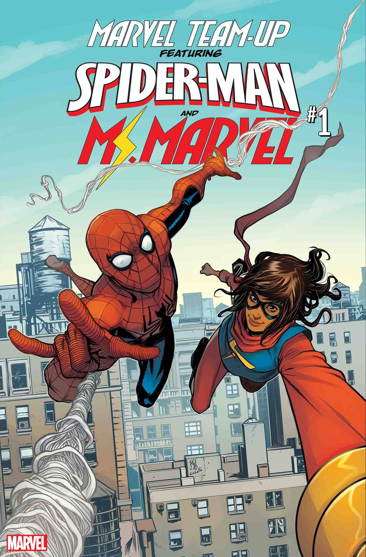 MARVEL TEAM-UP #1 Stefano Caselli Spider-Man Ms Marvel (04/03/2019) MARVEL