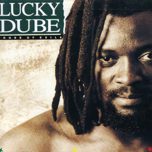 the album cover for Lucky Dube - House of Exile