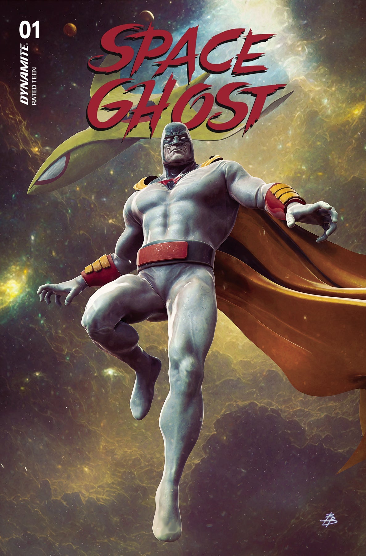 Space Ghost #1 K 1:10 Bjorn Barends Foil Variant (05/01/2024) Dynamite