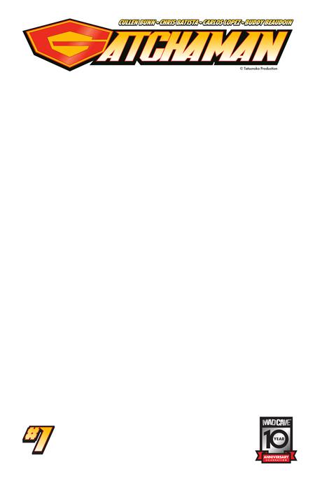 Gatchaman #1 D Blank Sketch Variant (06/26/2024) Mad Cave