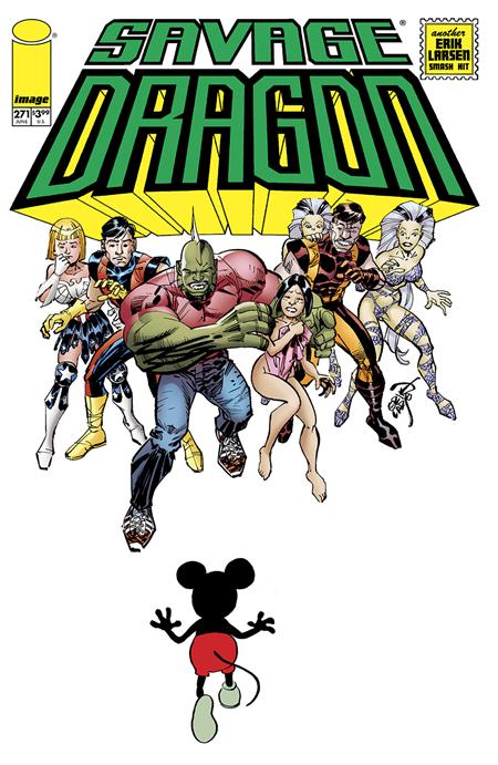 Savage Dragon #271 A Erik Larsen Mickey Mouse Akira Homage (07/10/2024) Image