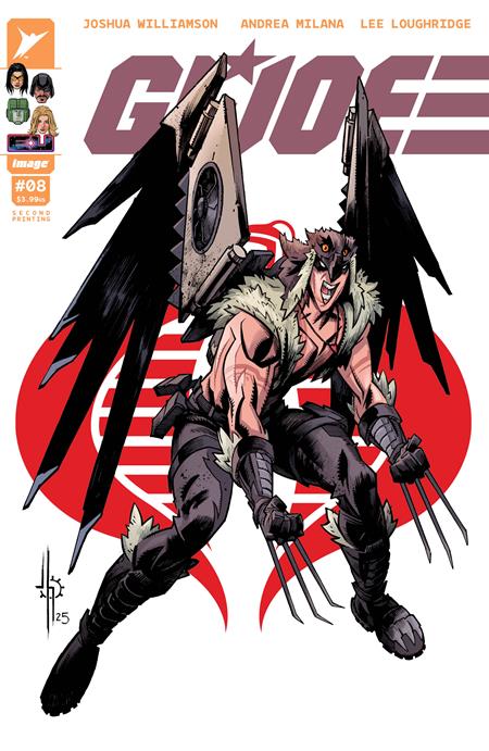 Gi Joe #8 2nd Print B Jason Howard Raptor Variant (01/21/2026) Image