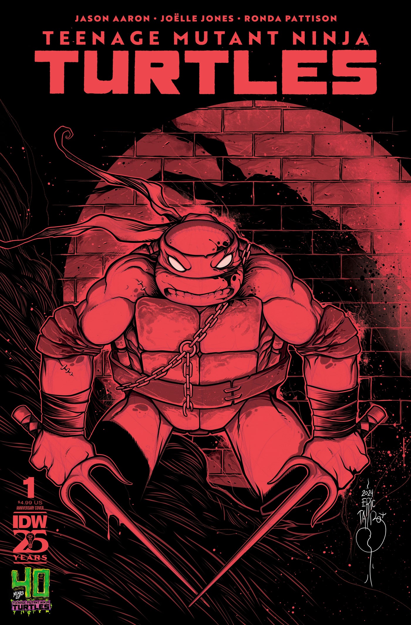 Teenage Mutant Ninja Turtles 2024 #1 O 40Th Anniversary Eric Talbot Variant (07/24/2024) Idw