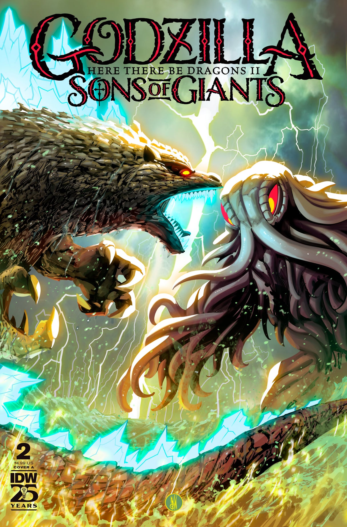 Godzilla Here There Be Dragons Ii Sons Of Giants #2 A Miranda (08/07/2024) Idw