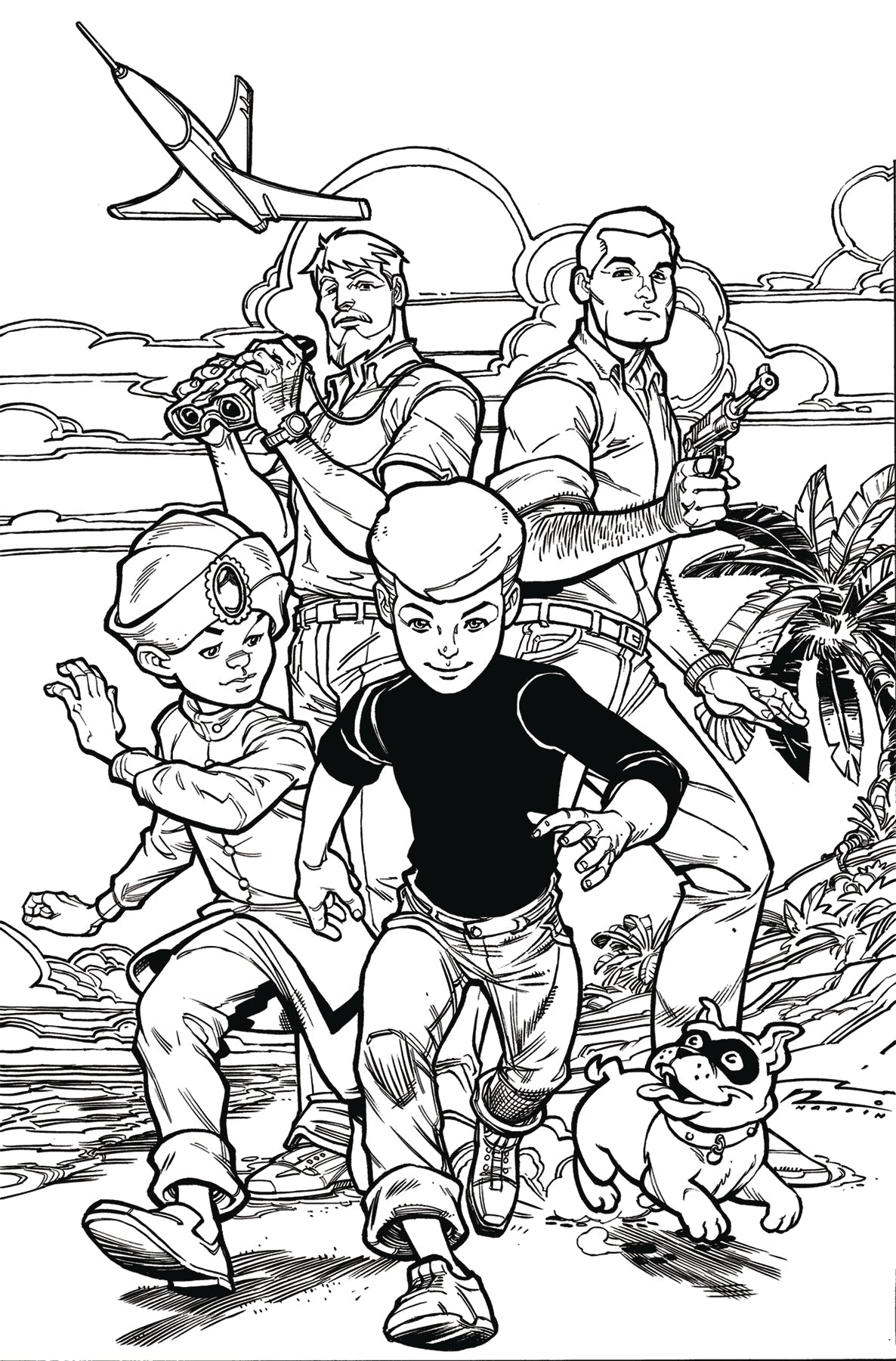 Jonny Quest #1 T 1:40 Chad Hardin Line Art Virgin Variant (08/14/2024) Dynamite
