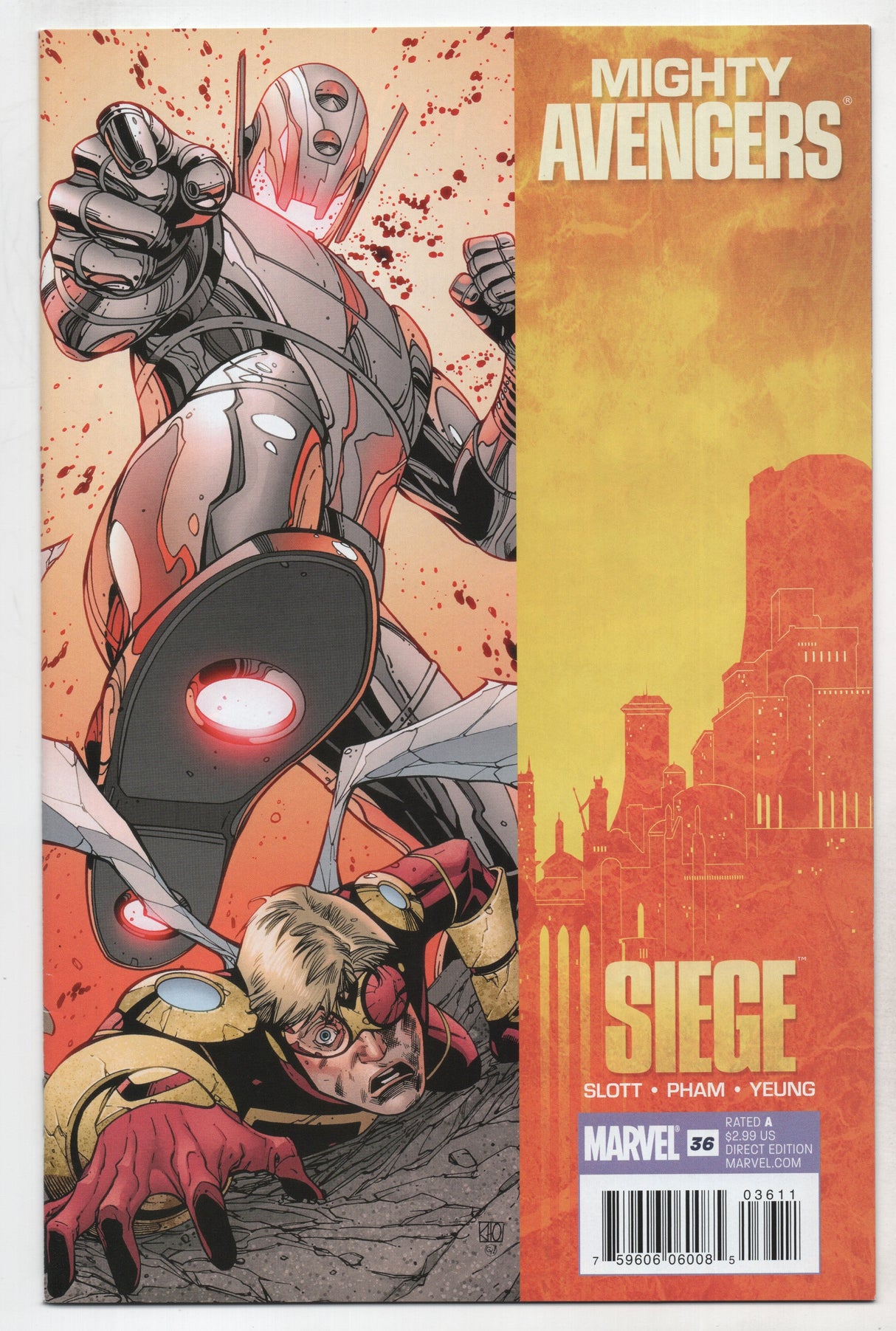 Mighty Avengers 36 Marvel 2010 NM Siege Khoi Pham