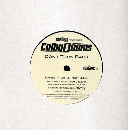 the album cover for Colby Odonis - Don't Turn Back
