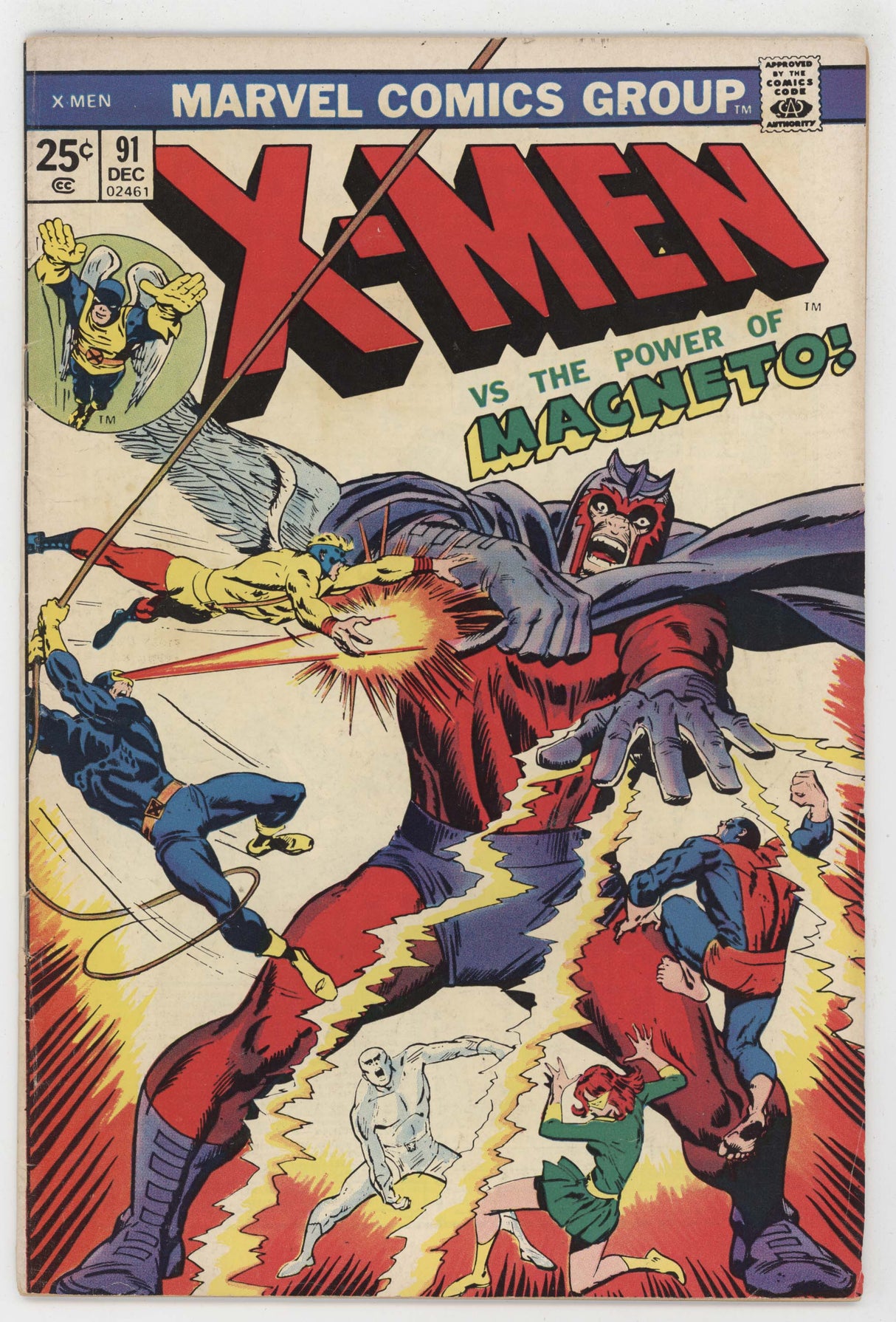 Uncanny X-Men 91 Marvel 1974 VG FN 42 Amazing Adult Fantasy 7 John Buscema