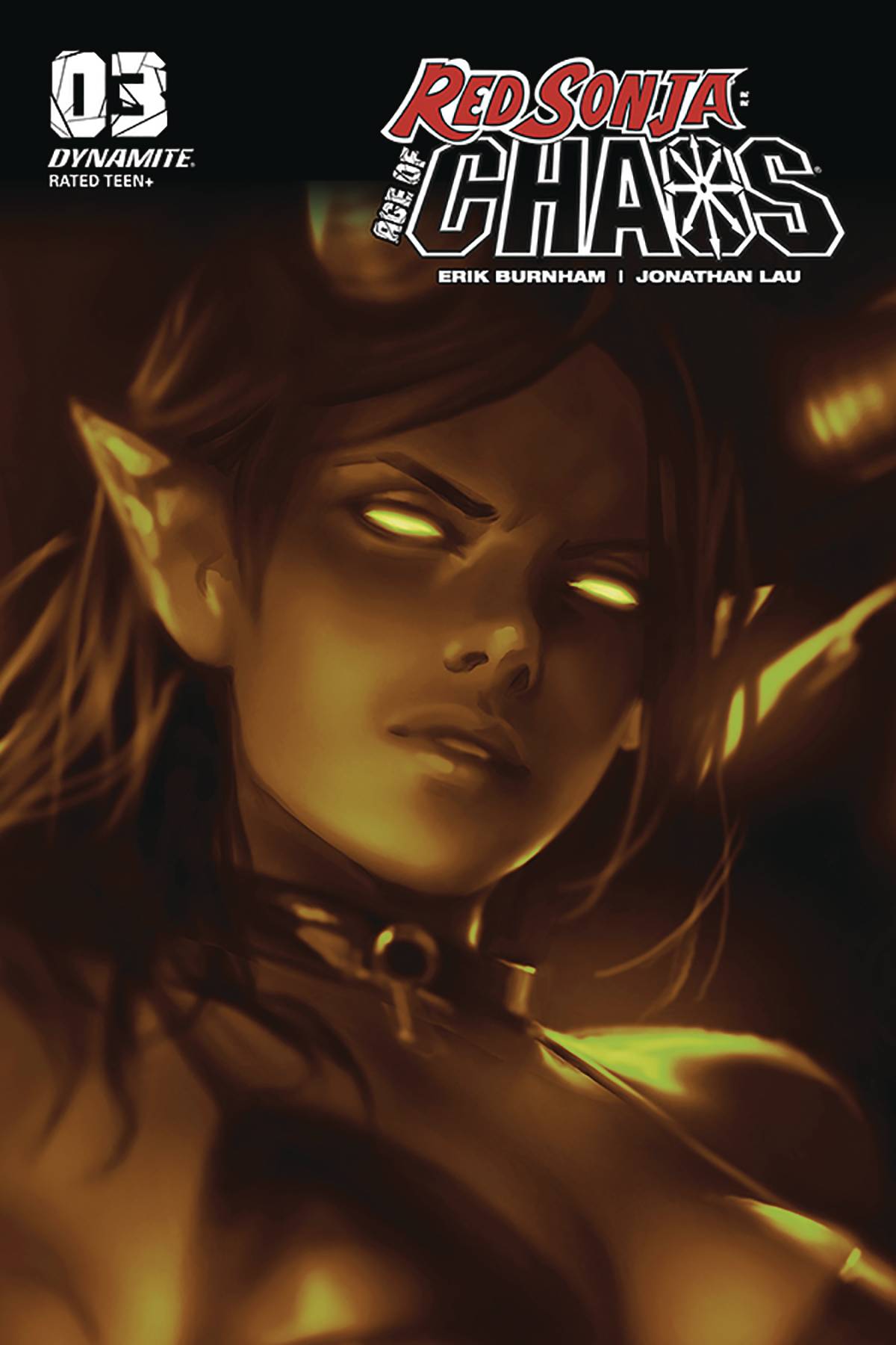 RED SONJA AGE OF CHAOS #3 1:20 Derrick CHEW MONOCHROMATIC Variant (03/18/2020) DYNAMITE