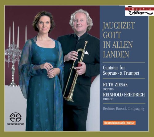 Bach / Krieger / Zelenka / Ziesak / Friedrich - Jauchzet Gott In Allen Landen: Cantatas For Sopran - Super Audio CD