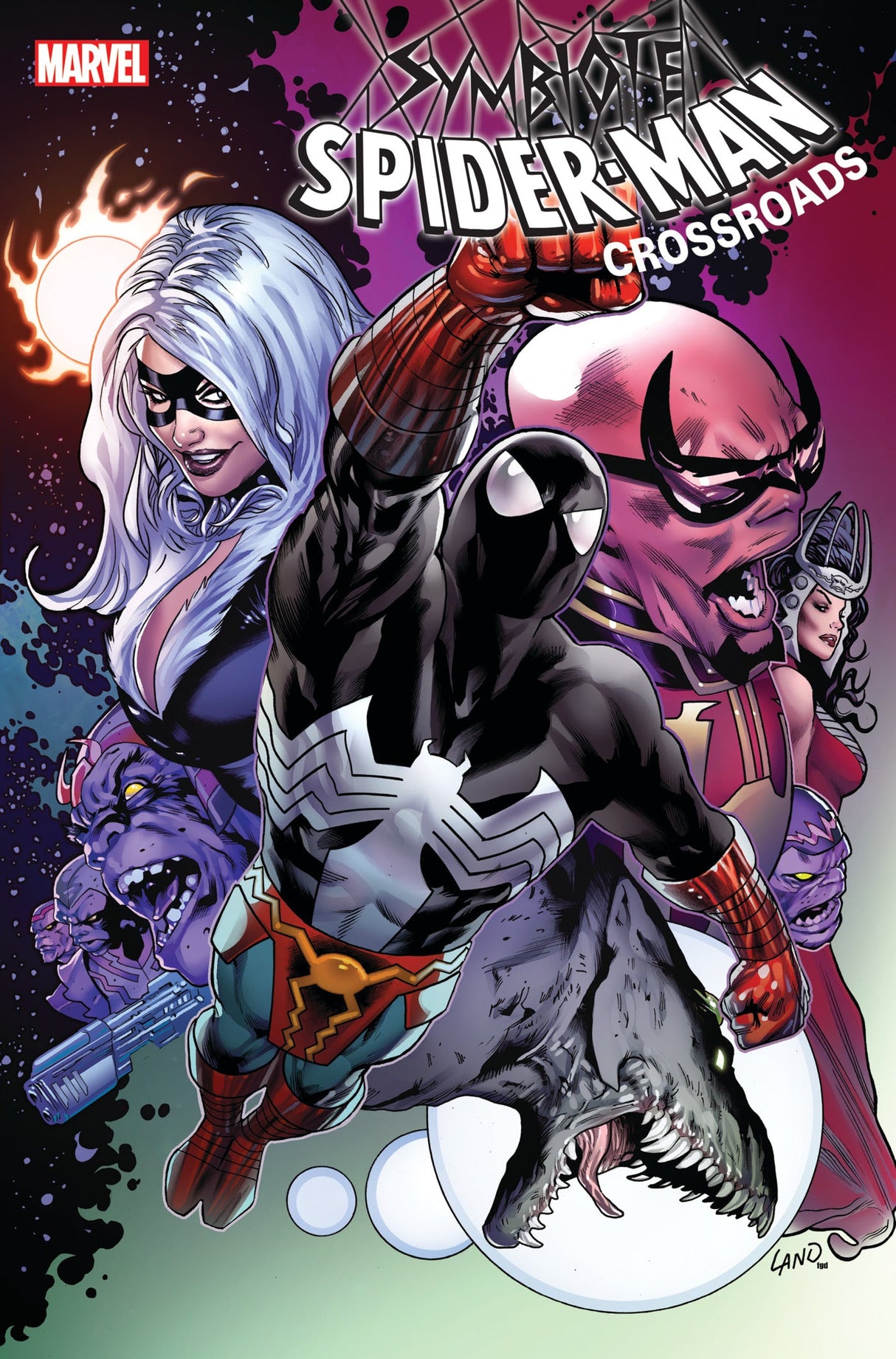 Symbiote Spider-Man Crossroads #4 (Of 5) Greg Land Peter David (10/06/2021) Marvel