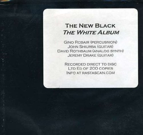 the album cover for NEW BLACK - The White Album
