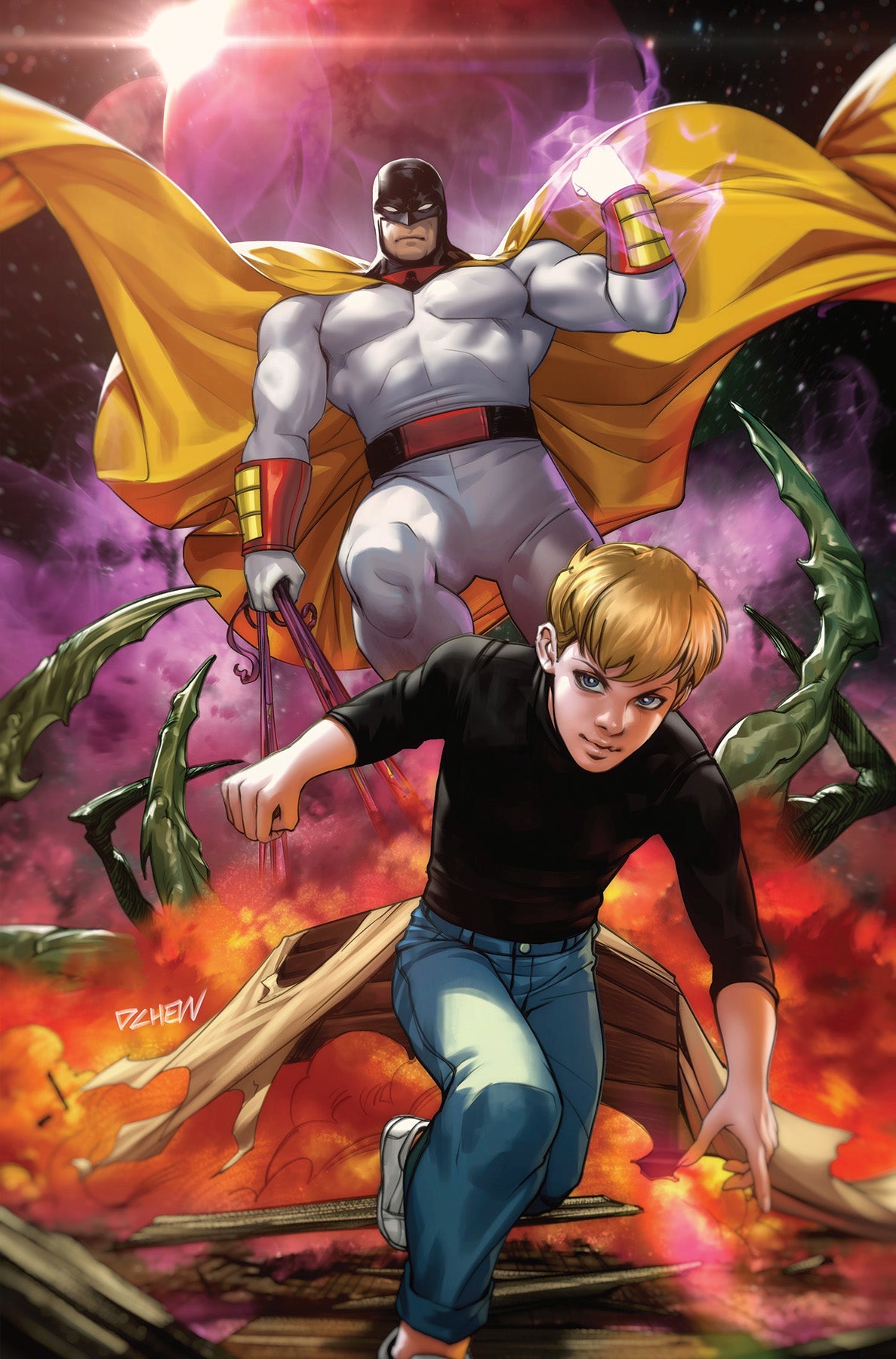 Space Ghost Jonny Quest Space Quest #1 S 1:25 Derrick Chew Variant (05/07/2025) Dynamite