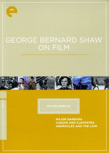 Criterion Collection - Eclipse 20: George Bernard/dvd - DVD