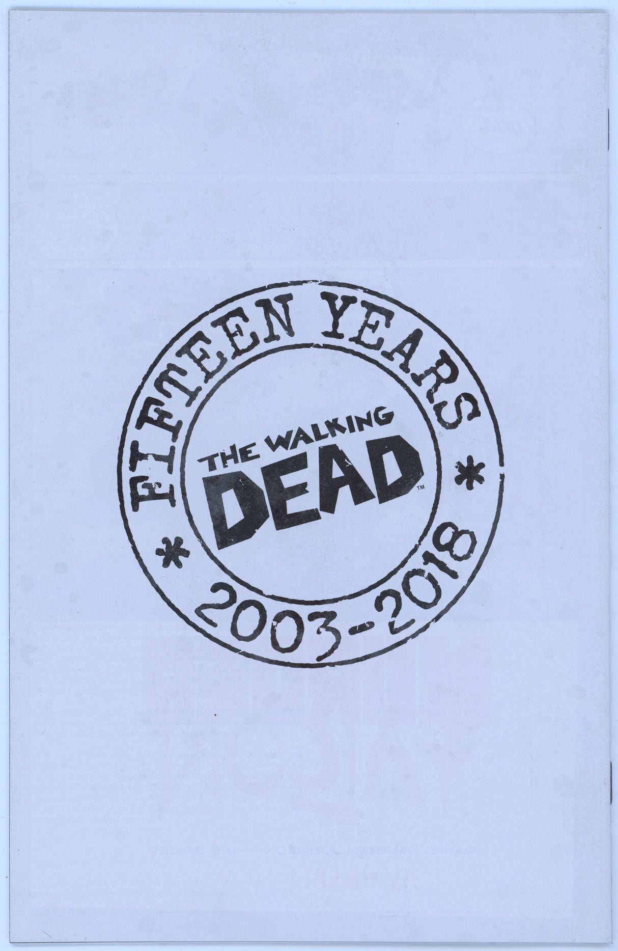 Walking Dead 7 Image 2018 NM Variant Signed Daniel Warren Johnson