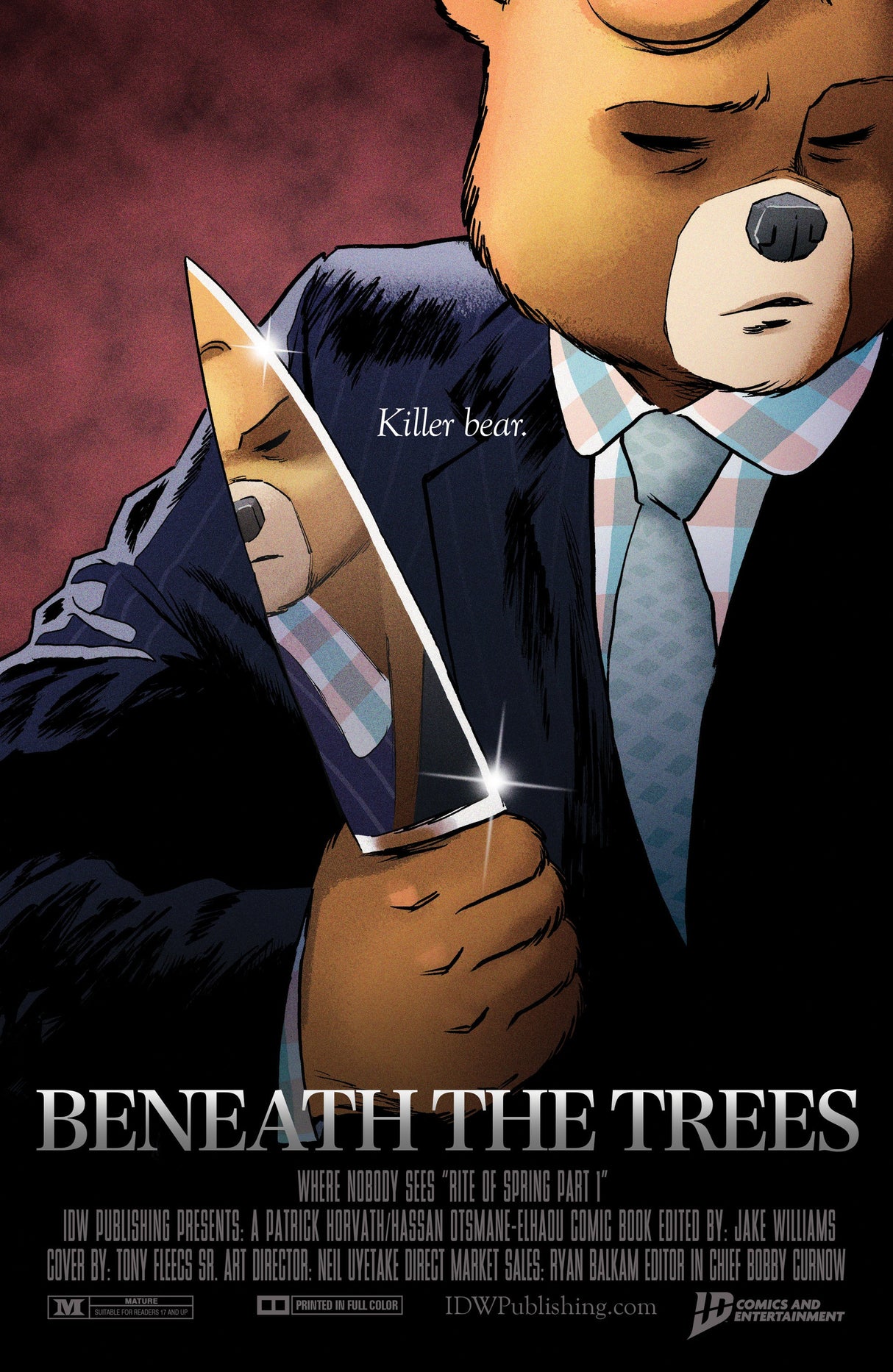 Beneath The Trees Where Nobody Sees Rite Of Spring #1 B Tony Fleecs Movie Homage (07/09/2025) Idw
