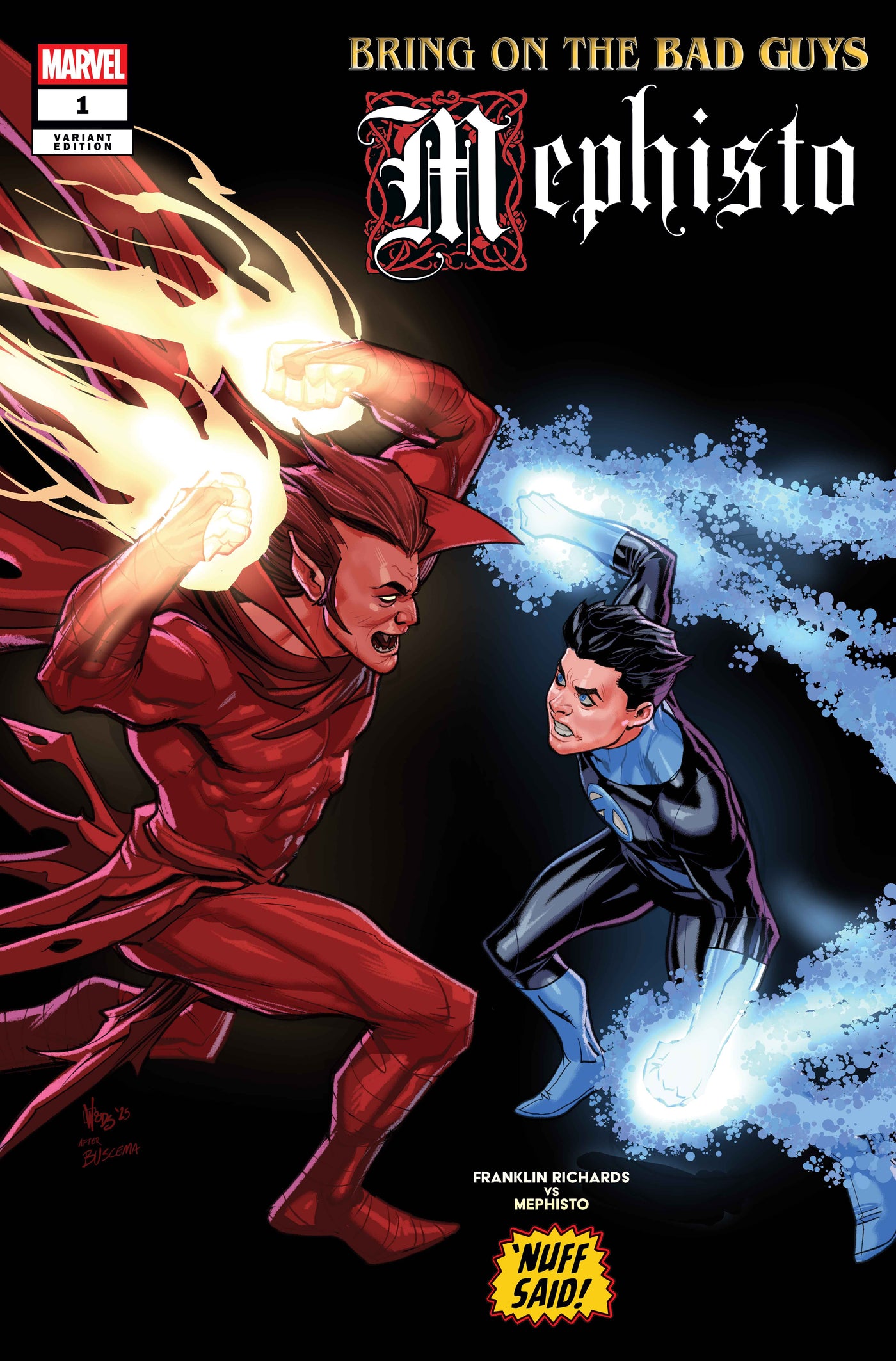 Bring On The Bad Guys Mephisto #1 G 1:25 Pete Woods Nuff Said Variant (08/27/2025) Marvel