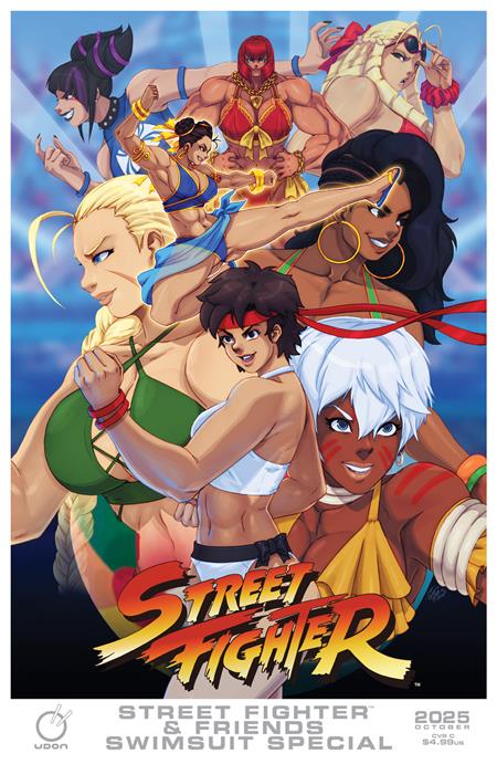 2025 Street Fighter & Friends Swimsuit Special #1 (One Shot) C Tovio Rogers Variant (10/01/2025) Udon
