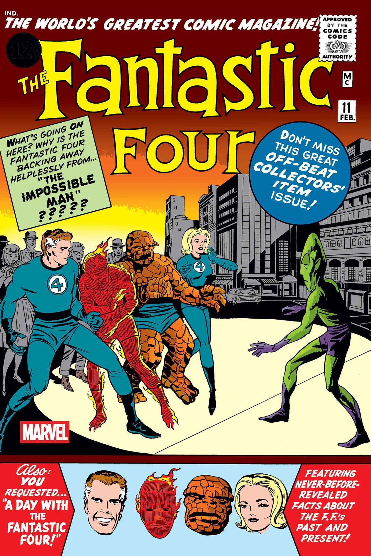 Fantastic Four #11 A Facsimile Edition (11/12/2025) Marvel