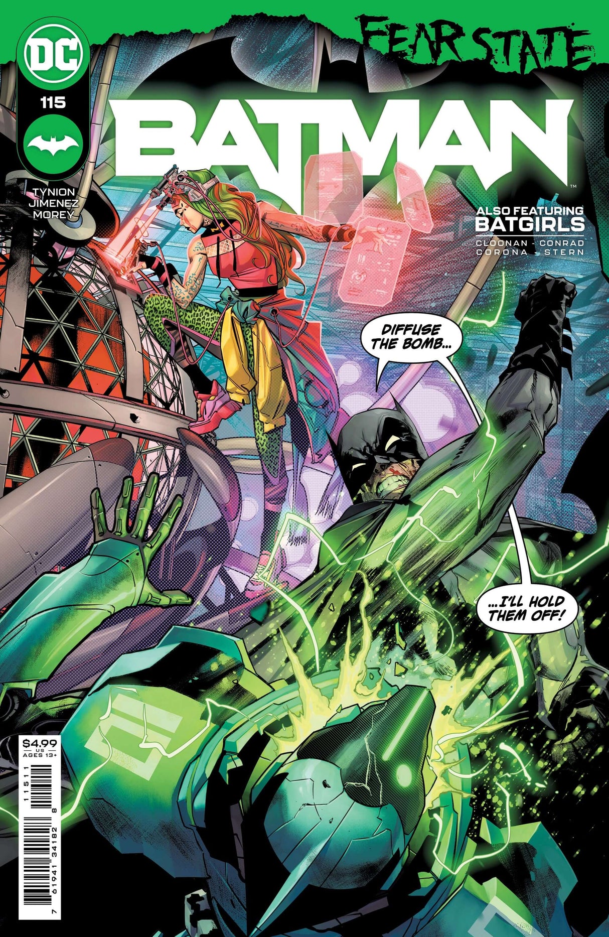 Batman #115 A Jorge Jimenez James Tynion IV (Fear State) (10/19/2021) Dc