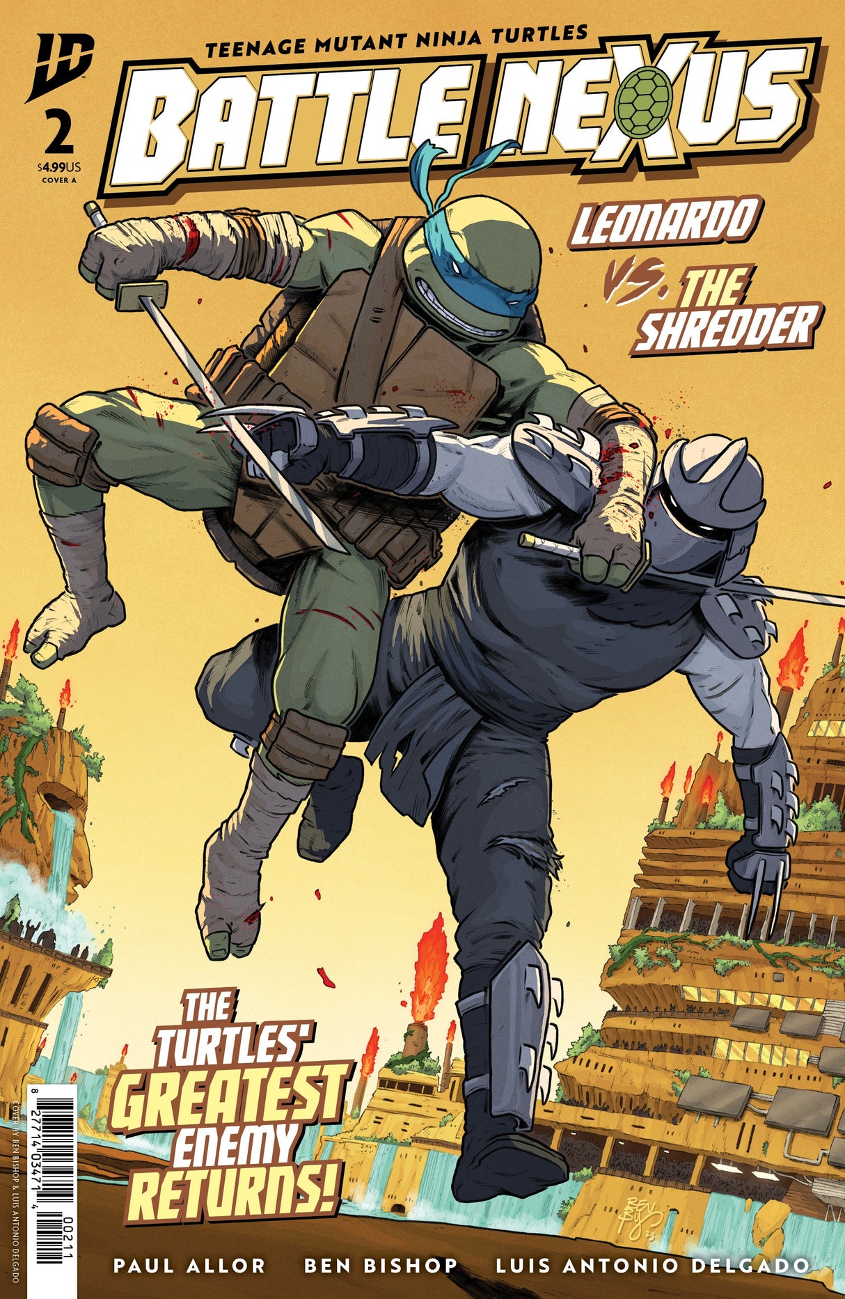 Teenage Mutant Ninja Turtles Battle Nexus #2 A Bishop (01/07/2026) Idw