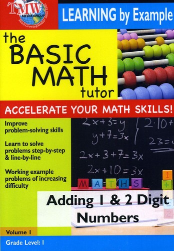 Basic Math Tutor Adding 1 & 2 Digit Numbers - Basic Math Tutor Adding 1 & 2 Digit Numbers - DVD