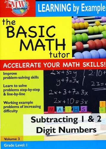 Basic Math Tutor Subtracting 1 & 2 Digit Numbers - Basic Math Tutor Subtracting 1 & 2 Digit Numbers - DVD