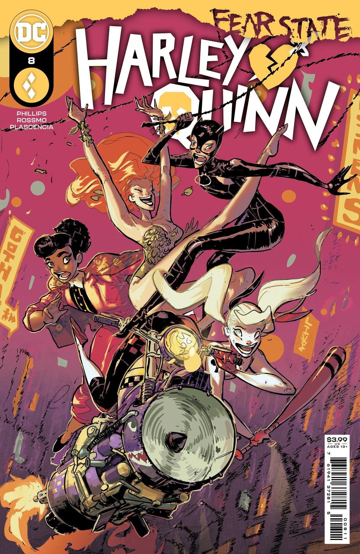 Harley Quinn #8 A Riley Rossmo Stephanie Phillips (Fear State) (10/26/2021) Dc