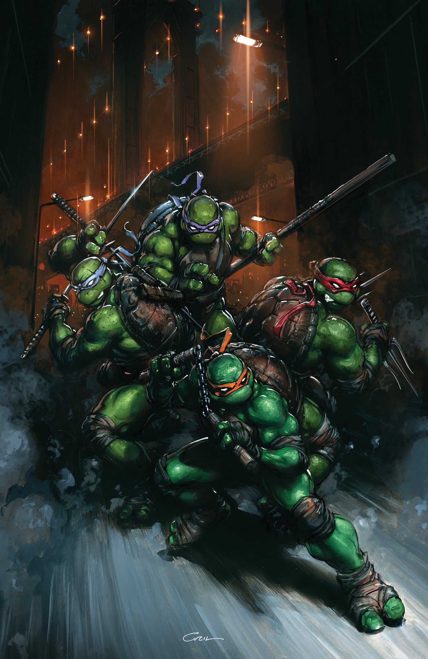 Teenage Mutant Ninja Turtles #13 I 1:50 Clayton Crain Virgin (12/10/2025) Idw