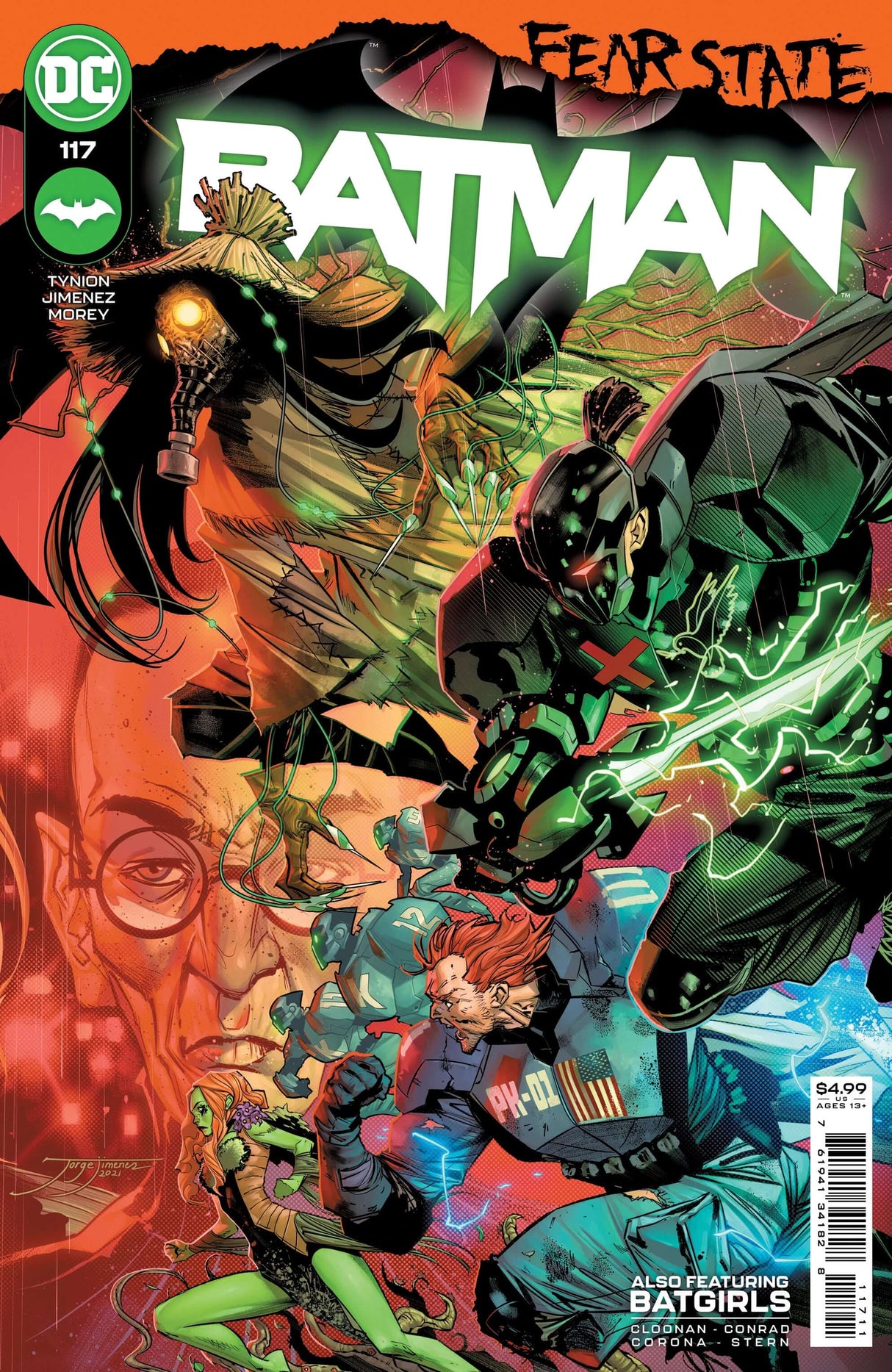 Batman #117 A Jorge Jimenez James Tynion IV (Fear State) (11/16/2021) Dc
