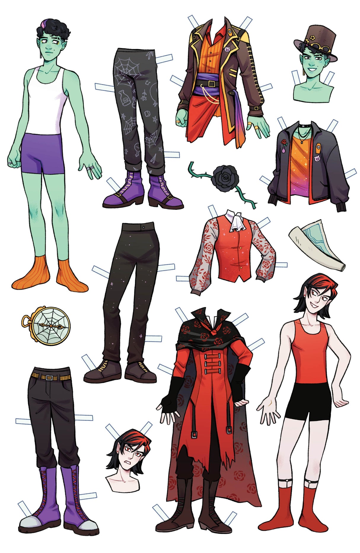 Monster High Boomuda Triangle #1 C Bowen Mccurdy Paper Doll Variant (01/28/2026) Idw