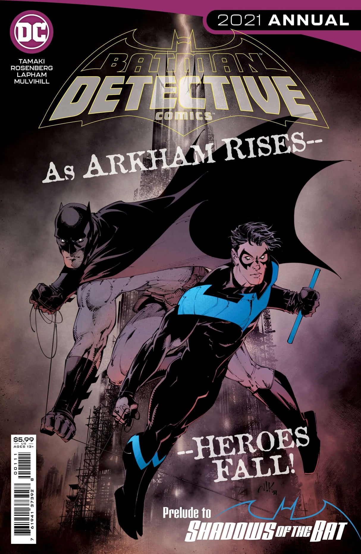 Batman Detective Comics 2021 Annual #1 (One Shot) A Viktor Bogdanovic Mariko Tamaki (11/30/2021) Dc