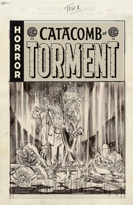 Ec Catacomb Of Torment #8 D 1:20 Tom Fowler B&W Artist Edition Variant (02/18/2026) Oni
