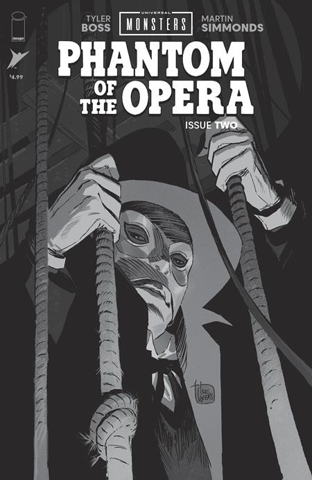 Universal Monsters Phantom Of The Opera #2 (Of 4) D 1:25 Lee Weeks B&W Classic Horror Variant Va (03/25/2026) Image