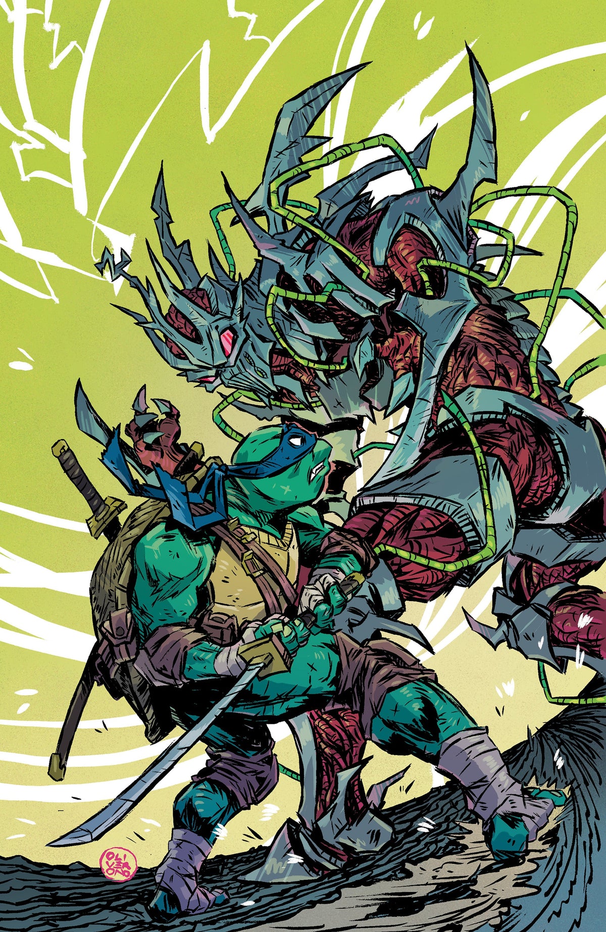 Mighty Morphin Power Rangers Teenage Mutant Ninja Turtles Iii #5 D 1:5 Virgin Ono (03/18/2026) Boom