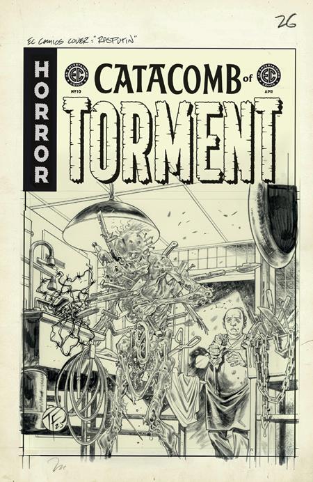 Ec Catacomb Of Torment #10 D 1:20 Tom Fowler B&W Artist Edition Variant (04/15/2026) Oni