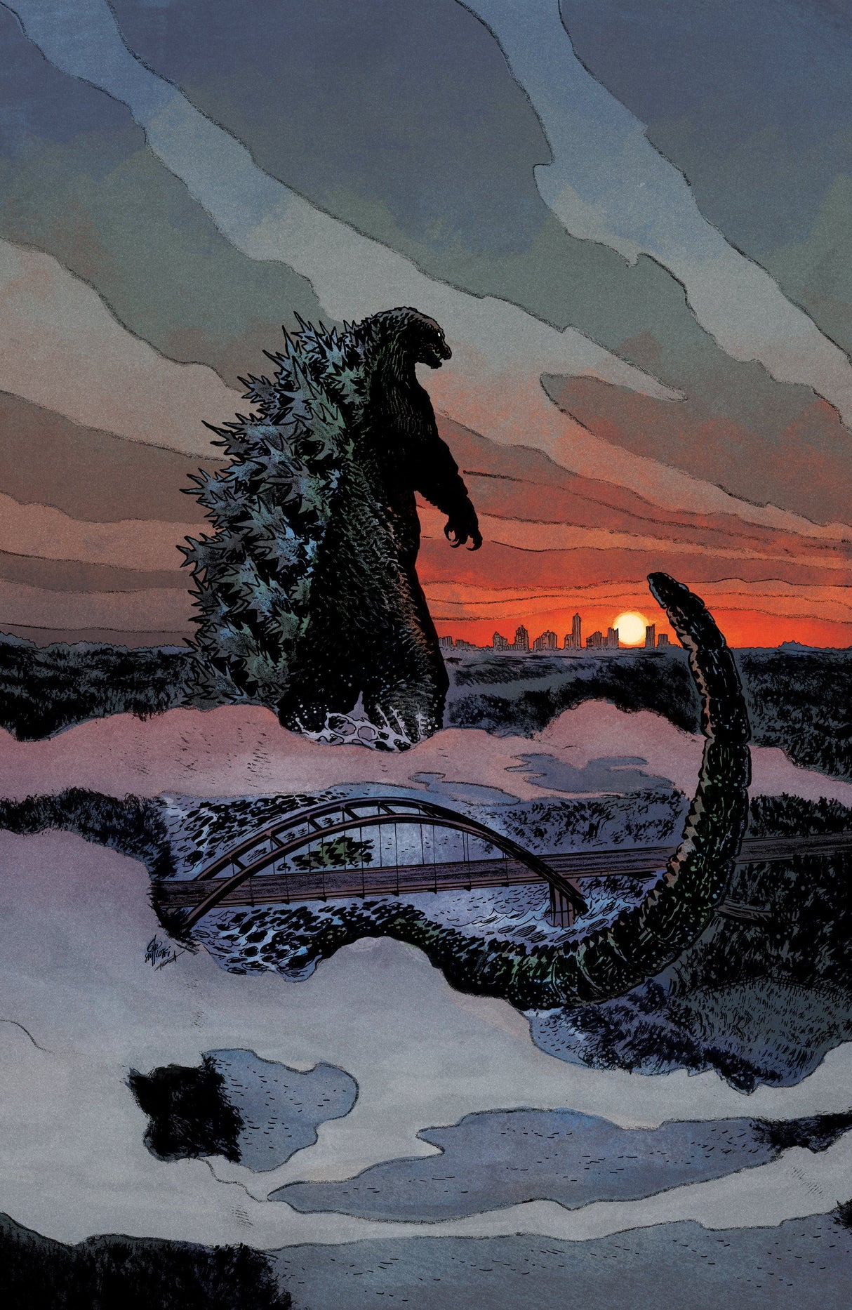 Godzilla Vs America Texas C 1:25 Lotfi Virgin (05/13/2026) Idw