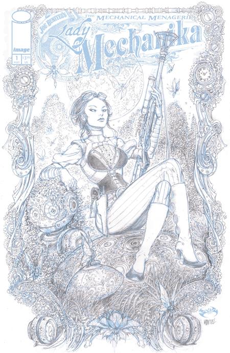 Lady Mechanika The Mechanical Menagerie #1 (Of 4) C 1:10 Joe Benitez & Martin Montiel B &W Variant (05/06/2026) Image