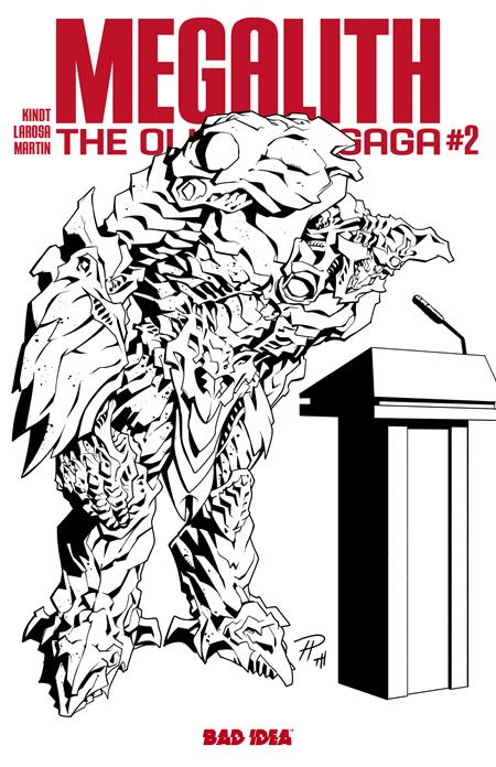 Olympus Saga Megalith #2 (Of 4) D 1:20 Phil Hester Variant (06/17/2026) Bad Idea