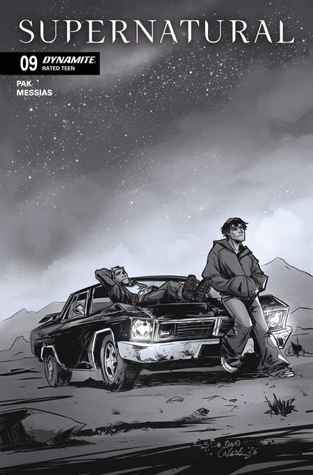 Supernatural #9 G 1:10 David Cousens Line Art Variant (07/29/2026) Dynamite