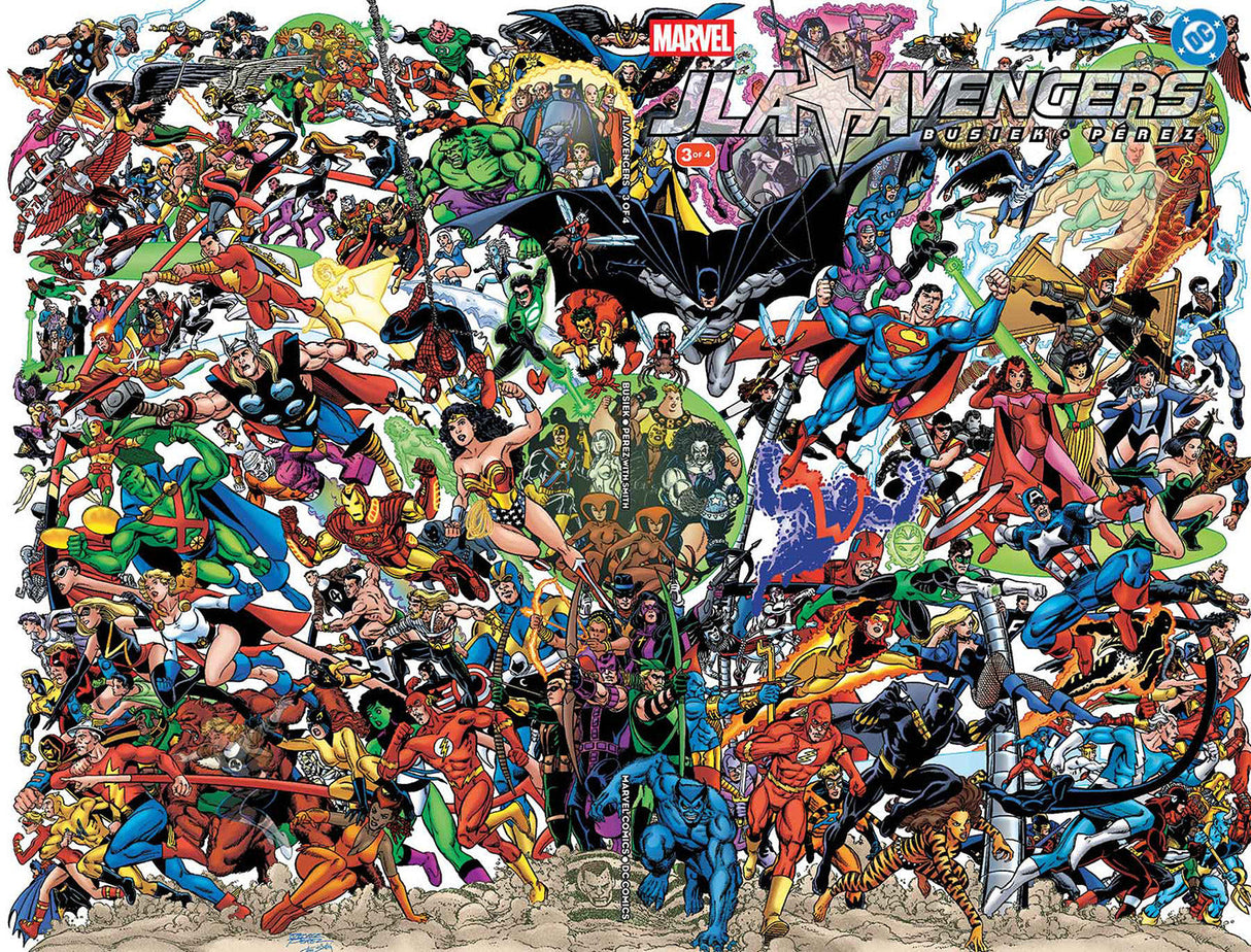 JLA Avengers #3 A Facsimile Edition Wraparound Cover (07/22/2026) Marvel